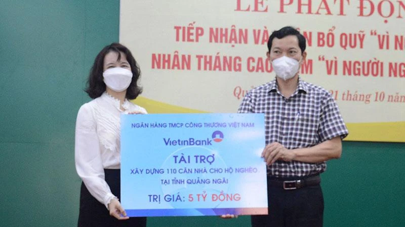 Từ nguồn tài trợ, tỉnh Quảng Ngãi sẽ trao tặng 286 nhà Đại đoàn kết trong tháng cao điểm “Vì người nghèo” năm 2022.