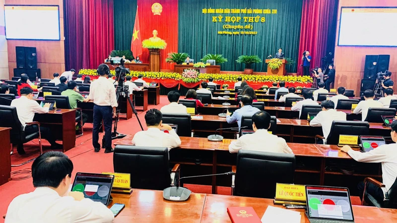 Hội đồng nhân dân thành phố Hải Phòng đã thực hiện các “Kỳ họp số - Di động”.