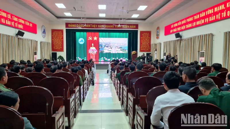 Hội nghị Tổng kết 10 năm thực hiện Nghị quyết Trung ương 8 khóa XI về Chiến lược bảo vệ Tổ quốc trong tình hình mới.