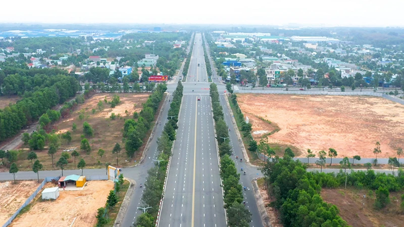 Một đoạn đường Vành đai 4 qua tỉnh Bình Dương đã được đầu tư.