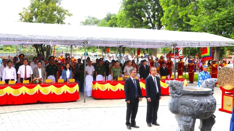 Quang cảnh buổi lễ.