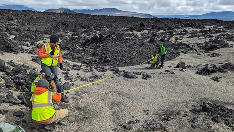 Các nhà khoa học sử dụng đảo quốc Iceland làm đối tượng nghiên cứu tạm thời thay cho Sao Kim. (Nguồn: Xinhua/TTXVN)