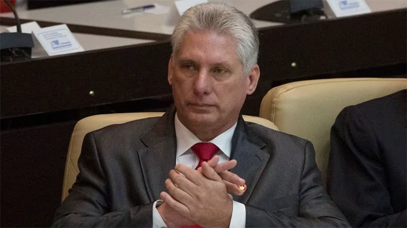 Chủ tịch Cuba Miguel Diaz-Canel. (Ảnh: Reuters)