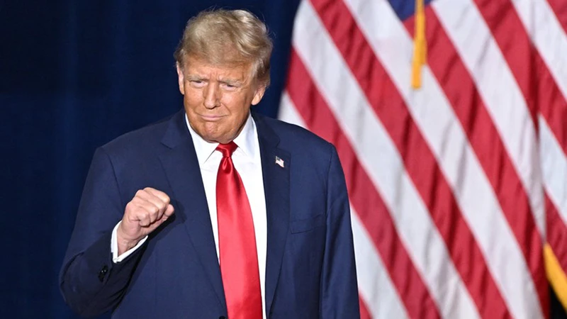 Cựu Tổng thống Mỹ Donald Trump. (Ảnh: AFP/TTXVN)