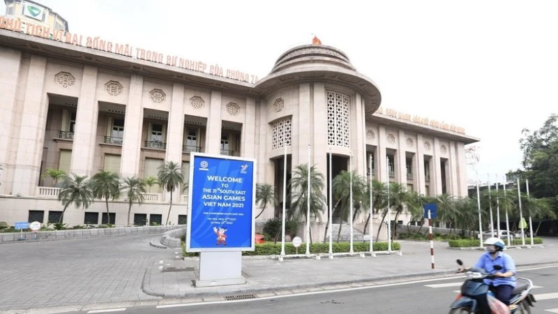 Trụ sở Ngân hàng Nhà nước Việt Nam. (Ảnh: TTXVN)