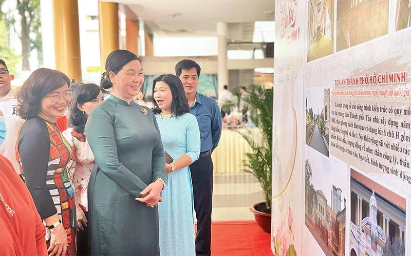 Triển lãm "Không gian di sản văn hóa Quận 1" năm 2022. 