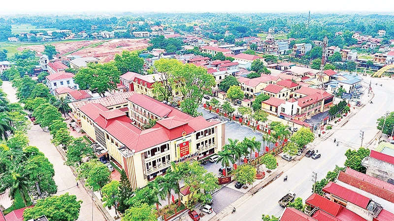 Kinh tế phát triển, thu ngân sách trên địa bàn huyện Phú Bình mỗi năm tăng bình quân 19%. 