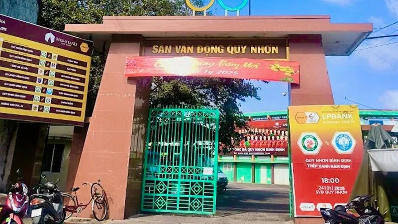 Sân vận động Quy Nhơn mở cửa tự do ba trận cuối V.League 2024/2025.