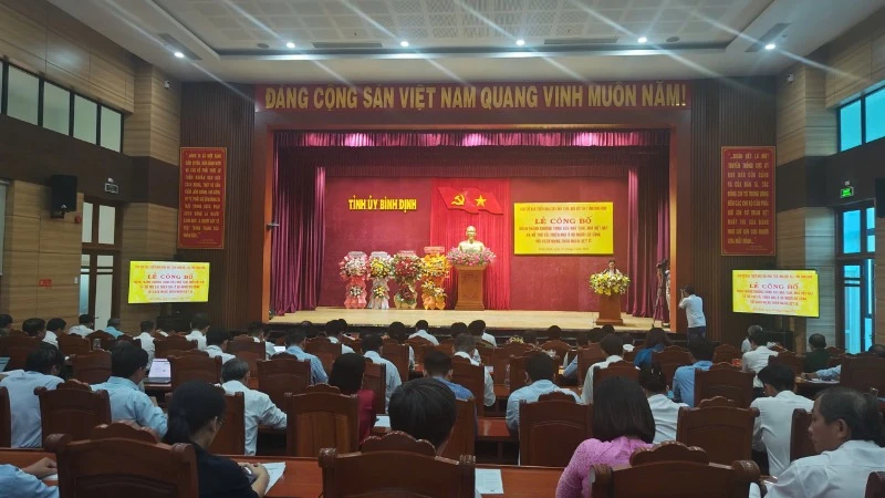 Quang cảnh buổi lễ.