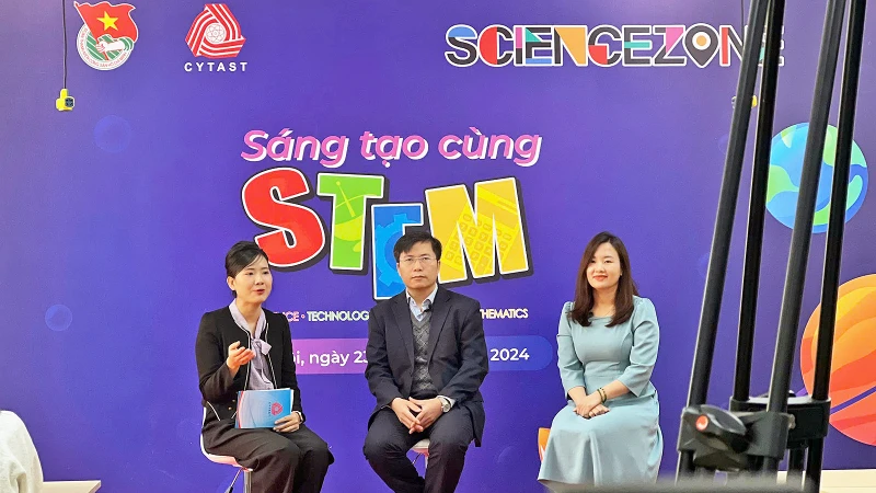 Các diễn giả tại chương trình "Science zone" năm 2024.