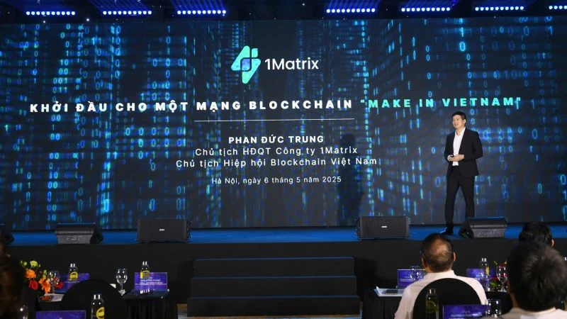 Ra mắt mạng blockchain Việt Nam. (Ảnh: PV)