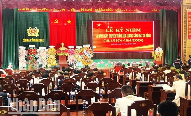 Quang cảnh lễ kỷ niệm.