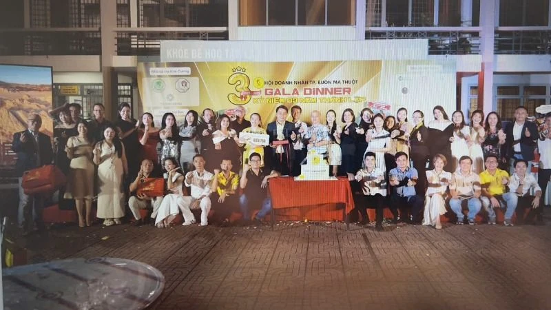 Sau 3 năm thành lập, Hội Doanh nhân thành phố Buôn Ma Thuột đã có 184 hội viên.