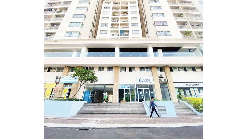 Một chung cư trên địa bàn Quận 7.