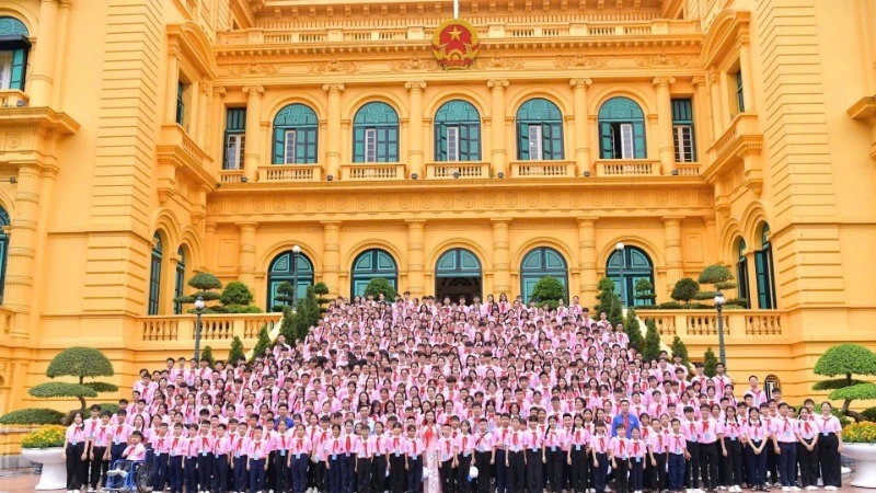 500 đại biểu thiếu nhi tham dự Đại hội Cháu ngoan Bác Hồ toàn quốc lần thứ X năm 2025.