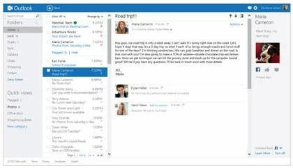 Microsoft giới thiệu Outlook thay thế Hotmail