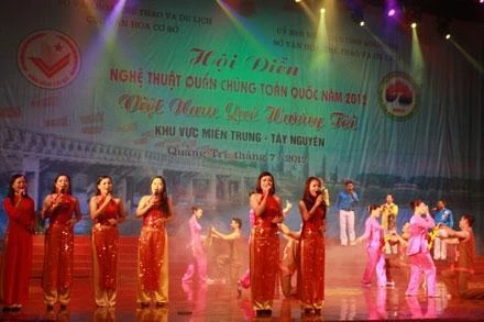 Các tiết mục tham gia Hội diễn.