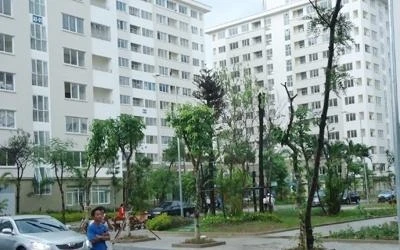 Khu nhà cho người thu nhập thấp ở Đặng Xá, Gia Lâm, Hà Nội.