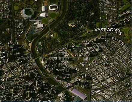  Hình ảnh thành phố Hà Nội chụp từ vệ tinh VNREDSat-1.