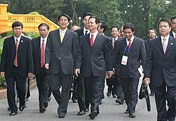 Thủ tướng Shinzo Abe thăm Việt Nam.
