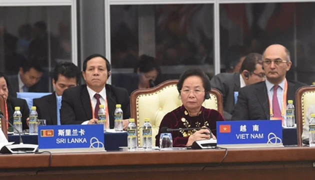 Đoàn Việt Nam do Phó Chủ tịch nước Nguyễn Thị Doan dự Hội nghị CICA 