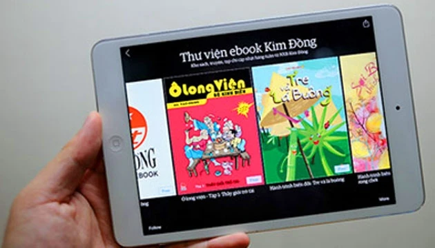 Hình ảnh giao diện Thư viện eBook Kim Đồng. (nxbkimdong)