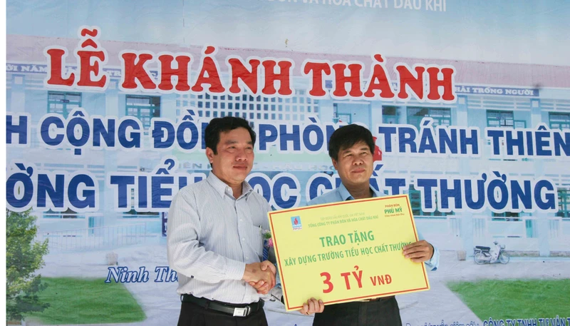 Khánh thành công trình Nhà cộng đồng phòng tránh thiên tai tại Ninh Thuận