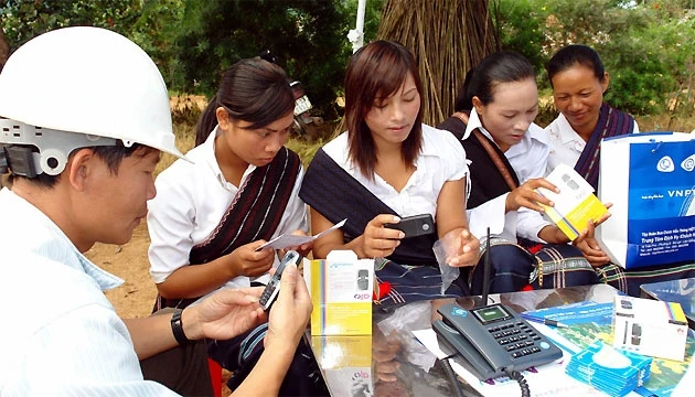 VNPT đưa dịch vụ viễn thông về vùng đồng bào dân tộc thiểu số tỉnh Lâm Đồng.