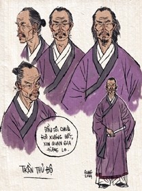 Một hình ảnh trong bộ truyện tranh “Truyền thuyết Long Thần Tướng”.