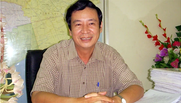 Trưởng phòng GD-ĐT Giá Rai (Bạc Liêu) Nguyễn Văn Bình.