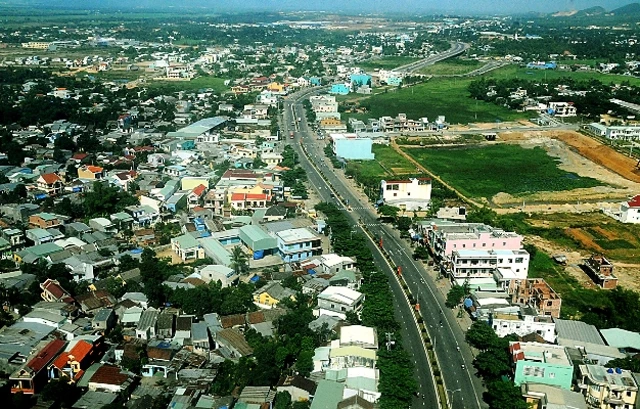 Một góc đô thị quận Cẩm Lệ (Đà Nẵng) hôm nay.