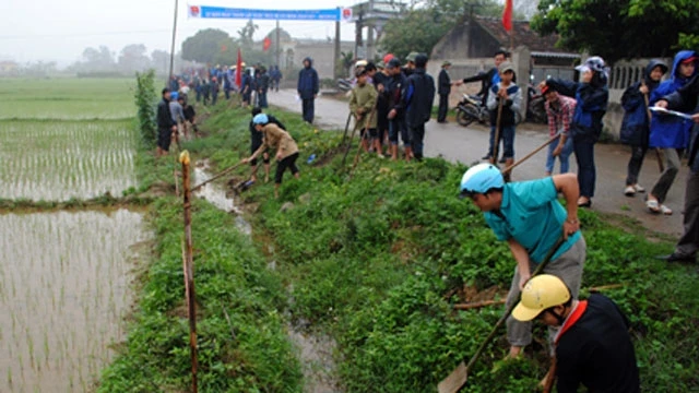 Tháng thanh niên ở Huyện đoàn Nho Quan (Ninh Bình).