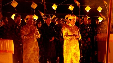 Quang cảnh buổi lễ.