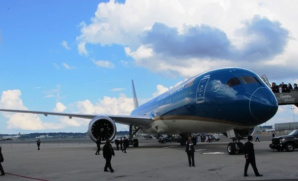 Vietnam Airlines nhận bàn giao máy bay Boeing 787-9 Dreamliner