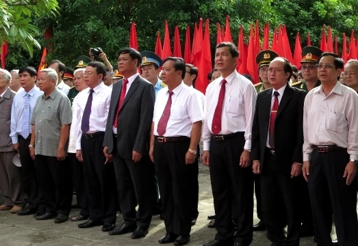 Tại lễ kỷ niệm 85 năm Ngày thành lập Chi bộ Đảng cộng sản đầu tiên ở Phú Yên.