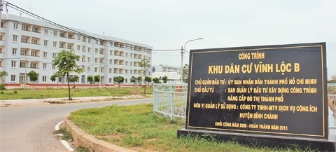 Khu dân cư Vĩnh Lộc B, huyện Bình Chánh.
