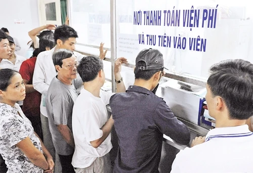 Viện phí là một trong các khoản phí được đưa ra khỏi Danh mục của Luật Phí và lệ phí để chuyển sang cơ chế giá.