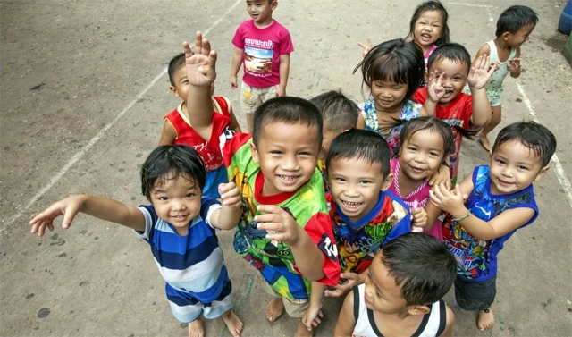 Các chủ nhân tương lai của Cộng đồng ASEAN. Ảnh: Ban Thư ký ASEAN.