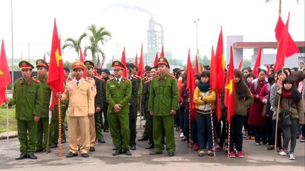 Tỉnh Đoàn Quảng Trị tổ chức lễ ra quân Tháng thanh niên 2016. 