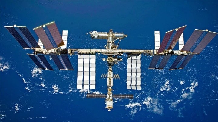 Trạm vũ trụ quốc tế ISS (ảnh NASA).