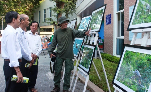 Các đại biểu tham quan triển lãm.