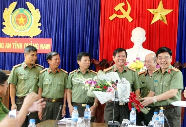 Lãnh đạo Công an tỉnh Quảng Nam biểu dương, khen thưởng ban chuyên án.