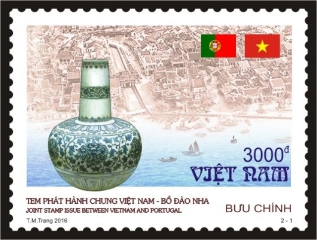 Tem phát hành chung Việt Nam - Bồ Đào Nha.