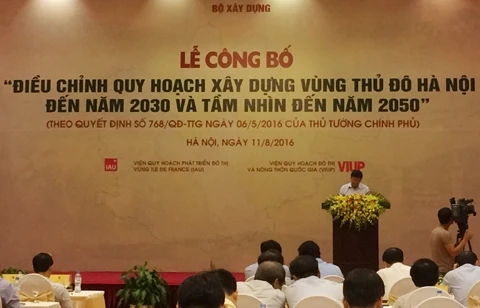 Công bố quy hoạch Vùng Thủ đô tầm nhìn đến năm 2050