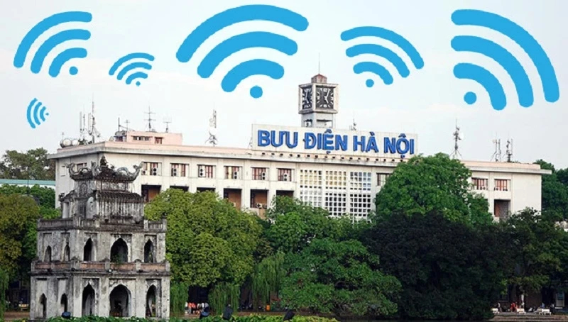 Hà Nội lắp đặt 21 trạm WiFi miễn phí