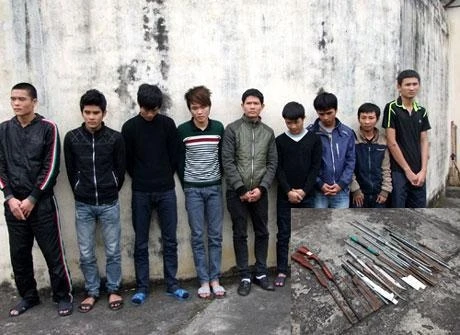Thanh Hóa, bắt nhóm đối tượng gây rối trật tự công cộng