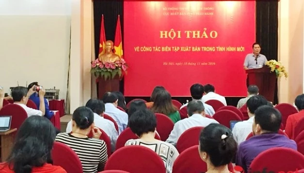 Hội thảo công tác biên tập xuất bản trong tình hình mới