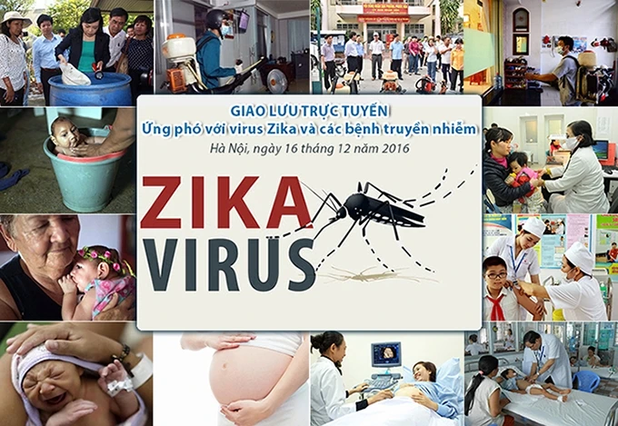 Giao lưu trực tuyến “Ứng phó với virus Zika và các bệnh truyền nhiễm”