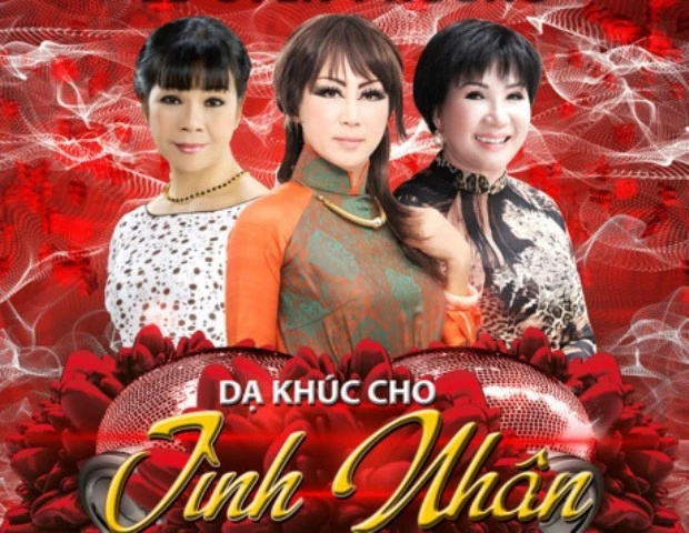 Ba nữ danh ca trong chương trình "Dạ khúc cho tình nhân".