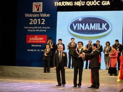 Vinamilk nhận Thương hiệu Quốc gia lần thứ hai.